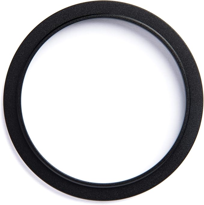 NiSi 52-58mm Pro Step-Up Ring - Threaded Stepping Adapter, 52mm Male Lens Attachment 58 mm Female Filter and Accessory Thread - Anodized Aluminum, Matte Black Finish