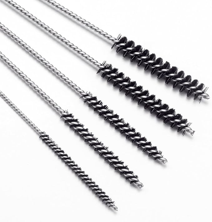 Carb Carburetor Cleaner Cleaning Brushes Kit, Small Wire Brush - 20 Needles + 10 Brushes