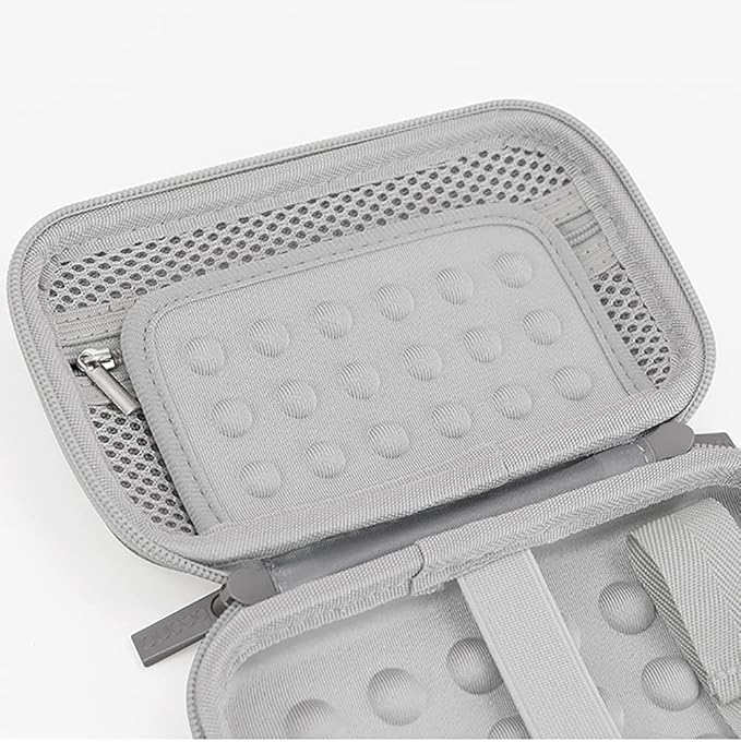 Diabetic Supplies Bag Blood Sugar Test Kit Case Organizer For Blood Glucose Monitor / Meter, Diabetes Test Strips, Lancets, Lancing Device, Insulin Pen, Syringes, Pills, Alcohol Wipe (B-Black, Large)