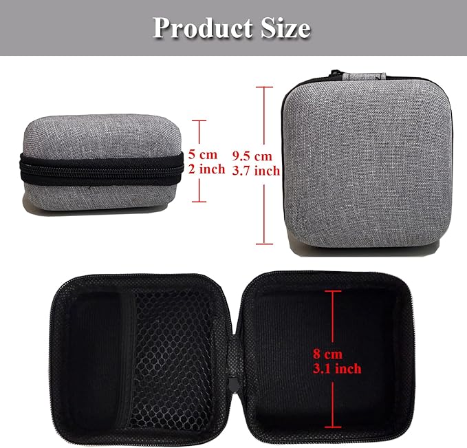 Charger Case,Mini Cable Organizer Cases,Pouch Case Bag,Small Charger Organizer,Waterproof Travel Storage Carrying Bag for USB Drives,Power Adapter,Earphones,Cords etc,Single Layer,Gray
