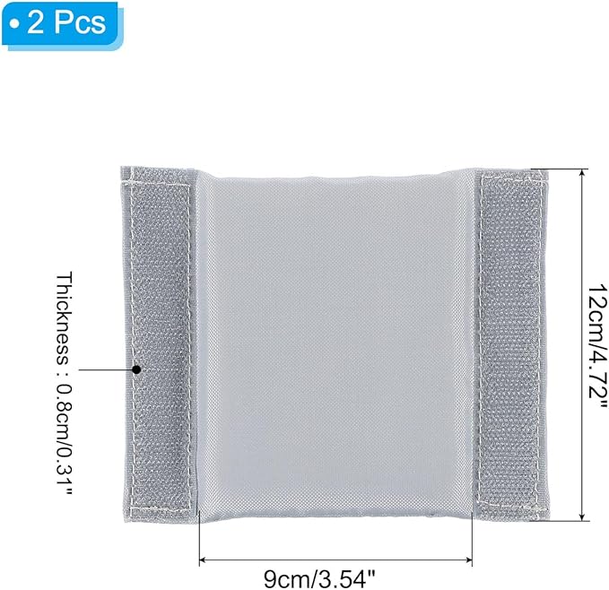 PATIKIL Camera Bag Divider, 3Pcs 4.72"x3.54"x0.31" Shockproof Camera Bag Inserts Separator Pad Protective Lens for Nikon Camera DSLR Protect Bag Organizer Universal Divider Cushion, Gray