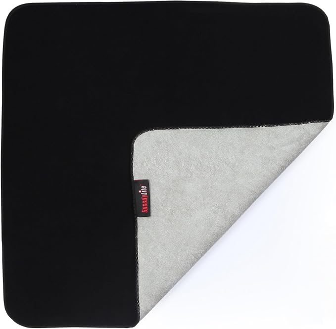 Protective Camera Wrap with Waterproof Mid-Layer. Self-Sticking Protective Lens Wrap for Digital Cameras, Tablets and Laptops. Black, 15 Inches.