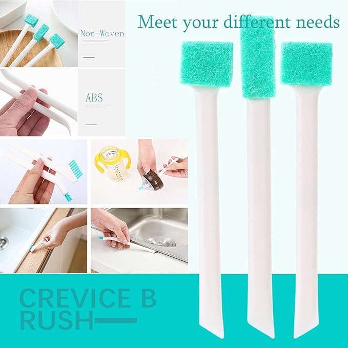 5Pcs Household Cleaning Brushes,Precision Cleaning Brush Kit/Cleaning Tools, for Corner Stain Dirt Clean Brush,Deep Detail Crevice Cleaner Brush Set,ABS+Non-Woven Cleaning Brush 5Pcs/Set