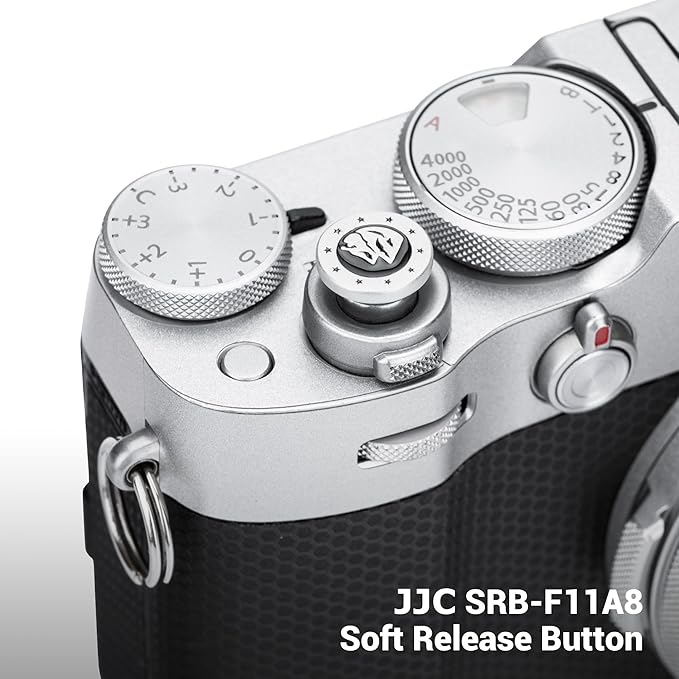 JJC Camera Shutter Button, Soft Release Button for Fuji Fujifilm X-M5 X-T5 X-T4 X-T50 X-T30 III II X-PRO3 X00VI X100V X-E5 X-E4 X Half Leica Q3 M9 Sony RX10 IV Nikon Zf Df Cameras, Mountain Pattern