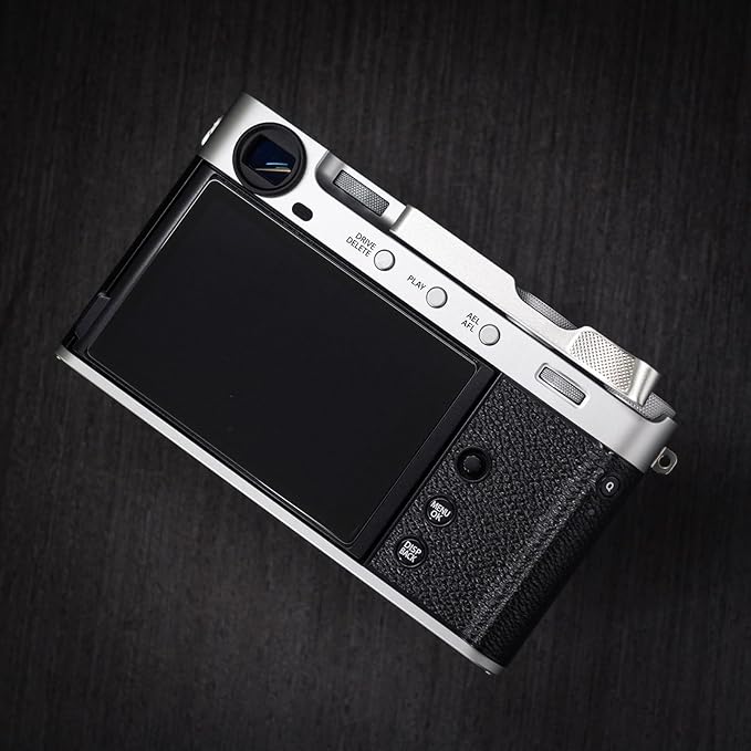 Thumb Up Grip ， Compatible with Fujifilm Fuji X-E5 XE5 Camera, Hot Shoe Thumb Rest Support Grip ，Original all-aluminum retro diamond engraving technology | Improves shooting stability (Silver)