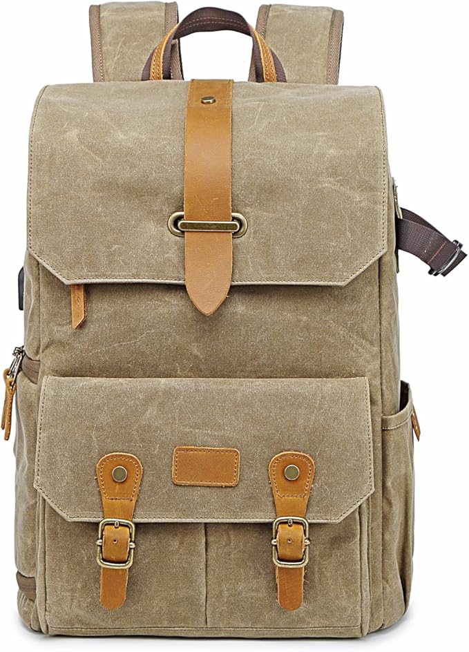 ZESTTREK Camera Backpack Bag Big - Professional DSLR Camera Bag with Waterproof Rain Cover Laptop Compartment Photograhy Backpack Case ﻿