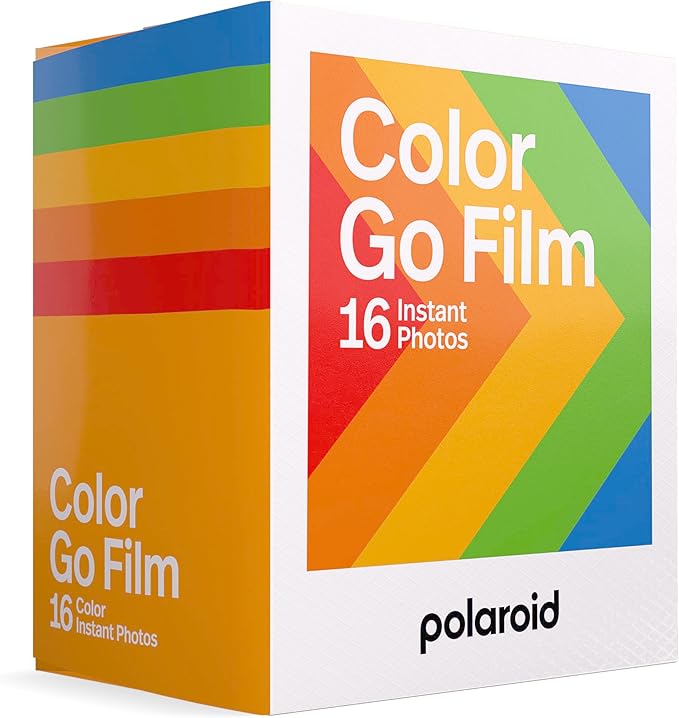 Polaroid Go Color Film - Double Pack (16 Photos) (6017) - Only Compatible with Polaroid Go Camera (Pack of 2)