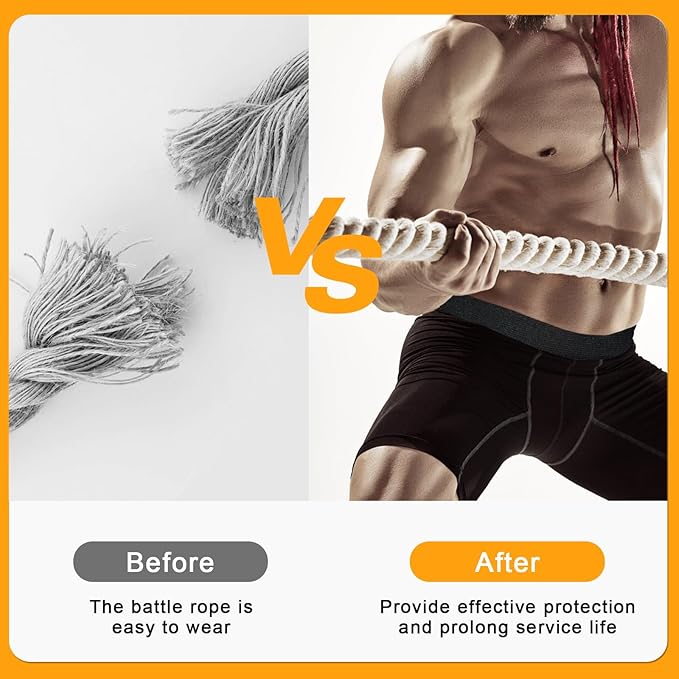 Battle Rope Anchor Strap Kit Accessories for Home Gym Outdoor Muscle Workout Equipment
