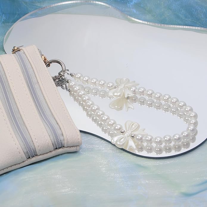 Cute Digital Camera Wrist Strap,Beaded Phone Charms wristlet Strap,Kawaii Bracelet Wrist Lanyard,Charm Holder for Women