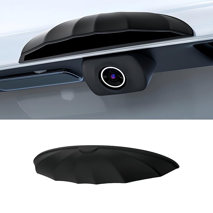 Universal Silicone Rear Camera Rain Cover - Waterproof & Easy Install Anti-Rain Protector for Car Backup Cameras
