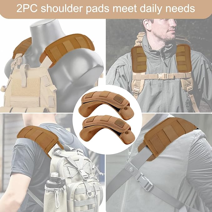 ZINZ 2-Pack Universal Wide Shoulder Pad with Ultra Thick Cushion for Bag Luggage Backpack Bag Crossbody