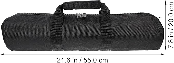 Thickened Tripod Carrying Bag Padded Light Stand Bag with Shoulder Strap 55cm X 13cm Portable Photography Accessory Case for Professional Photographers