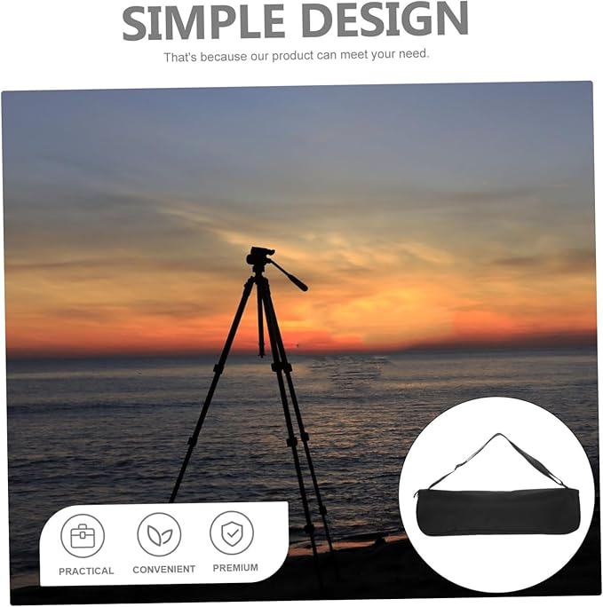Tripod Carrying Case Shoulder Strap Padded Light Stand Storage Bag for Tripods Mic Stands and Camping Gear Sturdy Tent Pole Carrier for Photographers