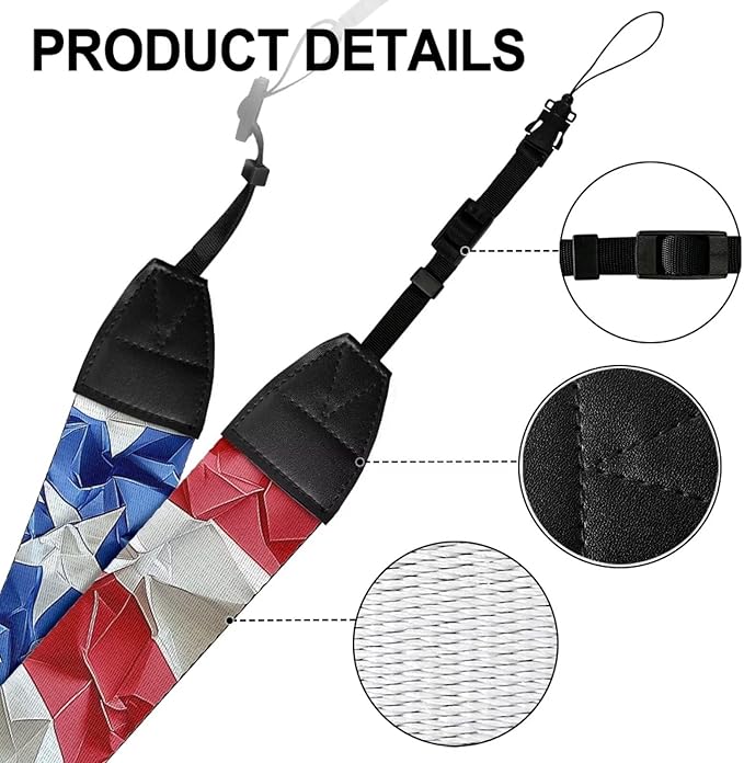 GLENLCWE Camera Strap, Camera Strap for Photographers Neck Strap Replacement Fit Most Cameras