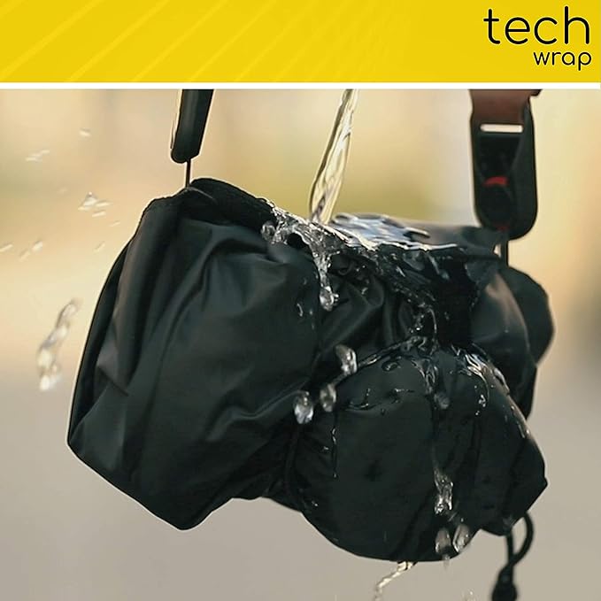 The Tech Wrap 2 x Camera Protective Wrap - Camera Wraps Lens Protector - Camera Travel Accessories - Camera Pouch DSLR Sleeve Case