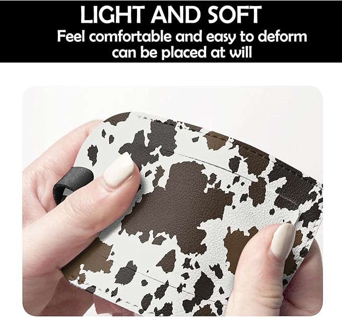 2 Pack Luggage Tag Suitcase Tags PU Leather Identifiers Privacy Cover Luggage Tags Aesthetic Cute Travel Bag Labels for Women Girls Men-Cowhide