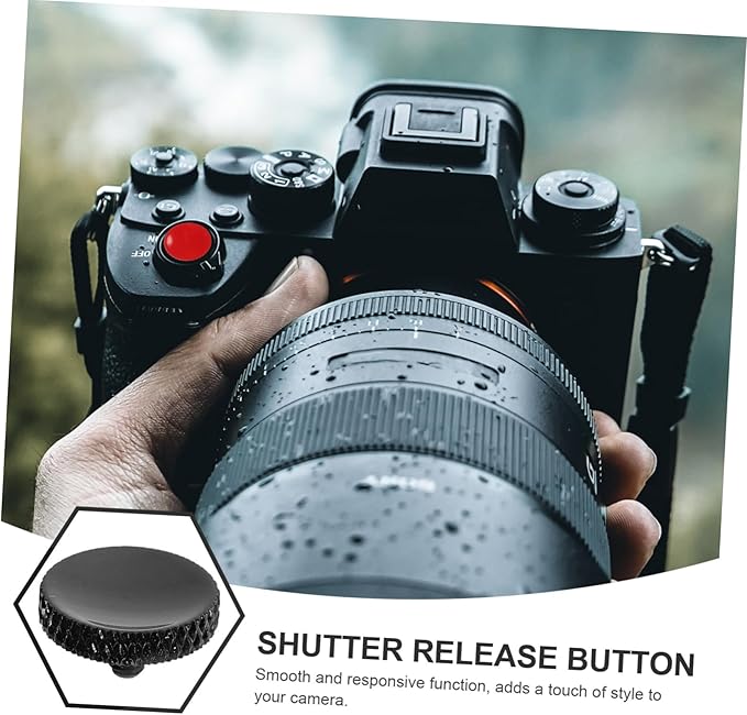 DOITOOL Sets Replacement Shutter Release Button for Camera Aluminum Alloy Threaded Fit Reduces Shake Enhances Camera Style Pcs