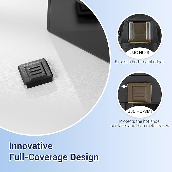 JJC Camera Hot Shoe Cover Cap Protector Compatible with Sony A6700 A6600 A6100 A6000 A6300 A6400 A6500 A99II A7 V IV ZV-E10 A7RV,Full-Coverage Design Dustproof & Scratch-Resistant,for SONY MI MIS Shoe
