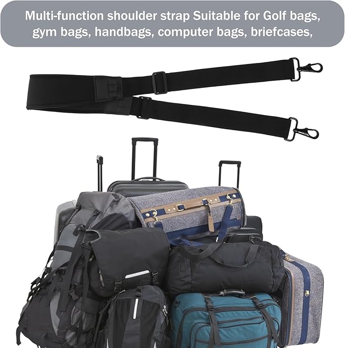 Shoulder Straps for Bag Thick Paddeds Bags Strap Padded Universal Shoulder Strap Single Padded Adjustable Straps Reduce Shoulders Pressure for Briefcase Laptop Duffle Gym Bag Purses Luggage