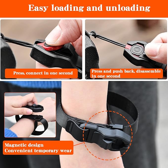 Quick Release Camera Wrist Strap – Compatible for Peak Design Buckle 0.78 inch Wide 198lbs Load Capacity Compatible with SLR Camcorders Telescopes & More