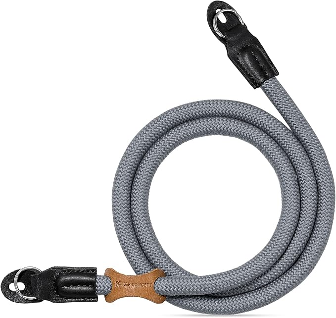 K&F CONCEPT Camera Neck Strap,100cm Nylon Rope Camera Shoulder Strap with O-ring for DSLR Camera