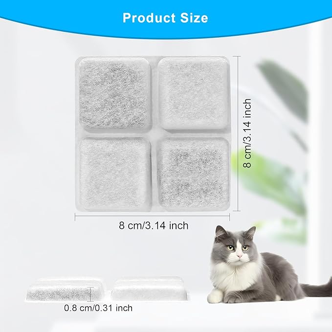 12-Pack Pet Food Desiccant Bag, Compatible with Automatic Cat dog Feeders, Keep Pet Food Dry and Fresh