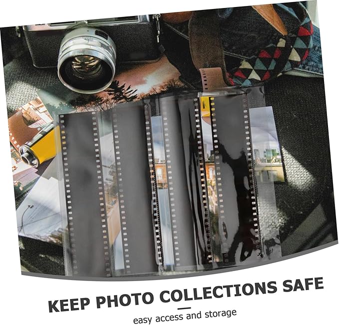 Homoyoyo Organize Your Negatives 10pcs Archival Storage Sheets Waterproof Document Pouches Photo Accessories