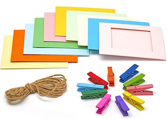 Fujifilm instax Square Instant Film + Hanging Photo Frames for Square Film Assorted Colors – Deluxe Accessory Bundle (100 Exposures)