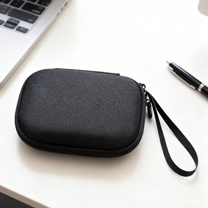 Vikye Carrying Case for Action 6, Water Proof Hard Carrying Bag for Camera Batteries Filter Mount, Hard Shell Action Camera Bag for Travel Cycling