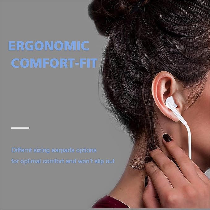 2 Pack-USB C Headphones for iPhone 17/16/15, Type C Earbuds Wired Earbuds with Microphone & Remote Control Noise Cancelling Earphones, Compatible with iPhone 17/16/15 Pro Max, iPad, Most USB C Jack