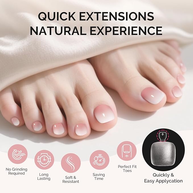 MelodySusie Squoval Toe X Nail Tips - 300Pcs 15 Sizes Clear Acrylic, Full Matte Full Cover Press on Nails for DIY Extension & Salon Use,Pre-Shaped for Long-Lasting Manicure