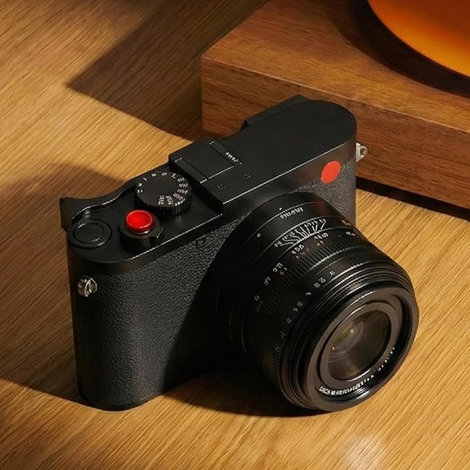 Metal Thumb Grip with Hot Shoe Cover for Leica Q3, Q3 (43) Camera Hot Shoe Thumb Hand Grip Photography Accessories (Black)