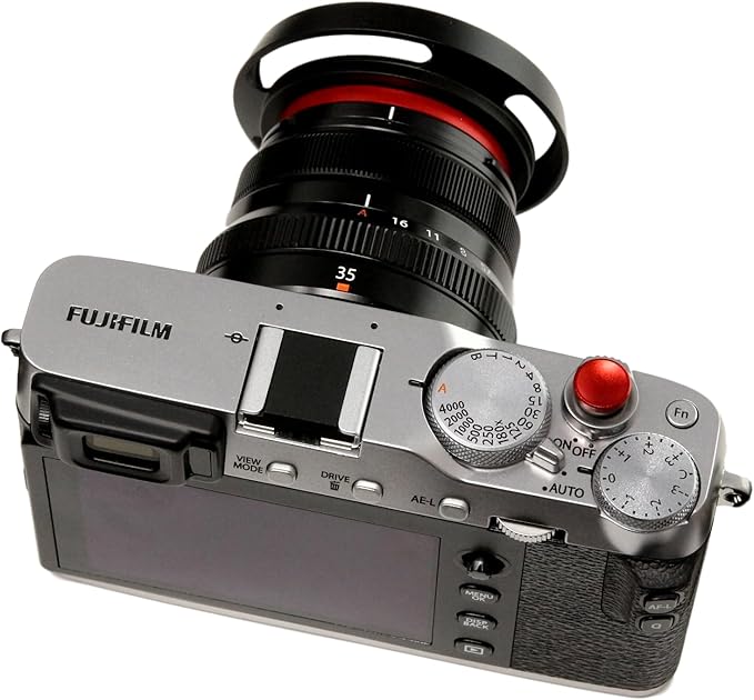 F-Foto Metal Hot Shoe Cover, Simple Type, Black (Compatible with Fujifilm Camera) HSC01BU