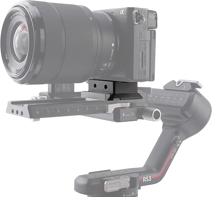 Fotga Quick Release Plate with 1/4" M4 Mount for DSLR Mirrorless Camera to DJI Ronin RS2 RSC2 RS3 / RS3 PRO/RS 4 / RS4 pro Gimbal Stabilizer,Fits for Arca Swiss Clamp