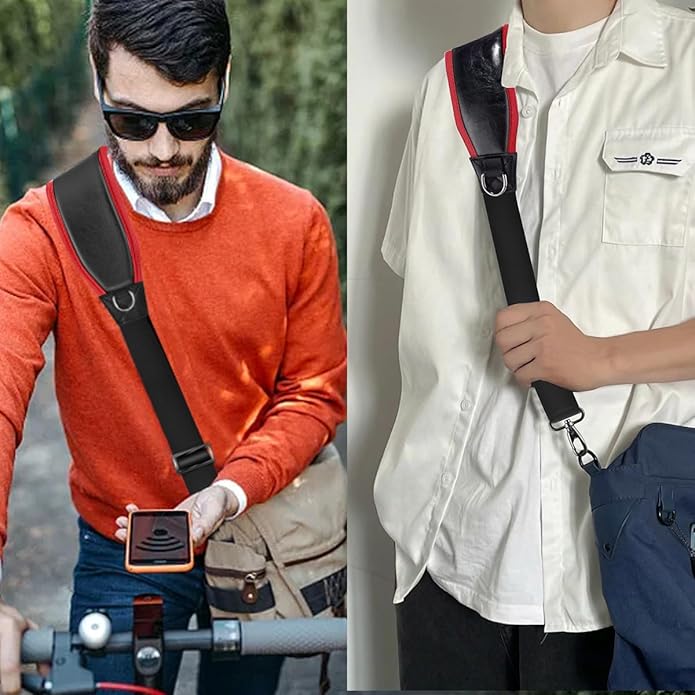 ZINZ Shoulder Strap 68" with Padded, Bag Strap with Dual Buckles and Metal Swivel Hooks for Laptop Bag, Briefcase and More