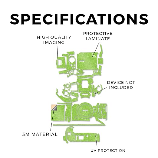Glossy Glitter Camera Skin Compatible with Canon EOS R5 Mark II (2023) - Solid Lime Green - Premium 3M Vinyl Protective Wrap Decal Cover - Easy to Apply | Crafted in The USA by MightySkins