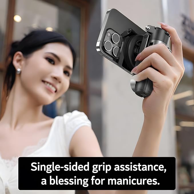 Magnetic Pocket Selfie Stick for iPhone, Multifunctional Portable Selfie Stick with Wireless Remote, 360° Rotation Extendable Phone Tripod Stand, Ideal for Travel & Vlogging (Upgraded)