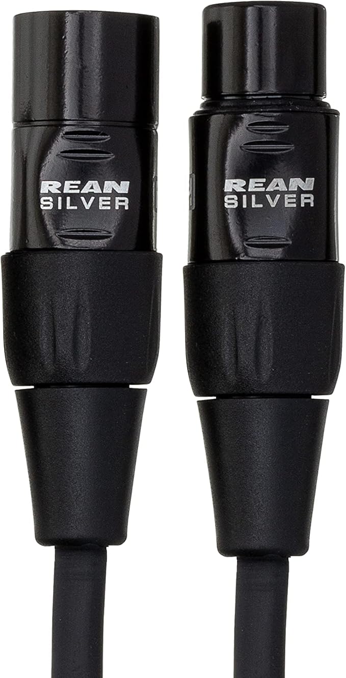 Hosa HMIC-050 REAN XLR3F to XLR3M Pro Microphone Cable, 50 Feet