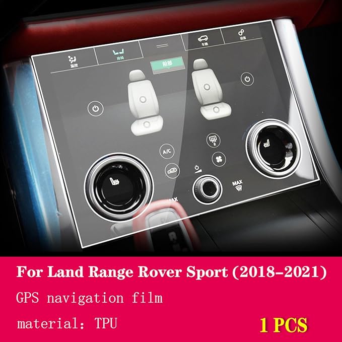 LAVIYE Car GPS Navigation Protective Film LCD Screen TPU Film Screen Protector Anti-Scratch refit，for Land Range Rover Sport 2018-2023