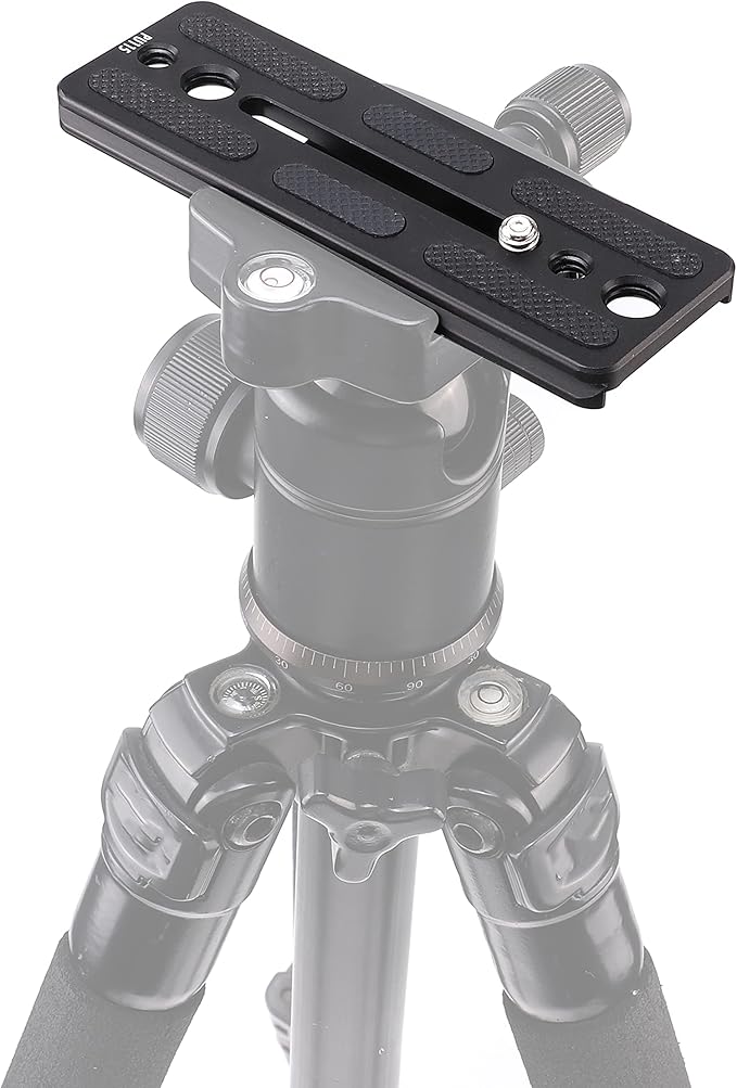 Fotga 115mm/4.5in Camera Mount Quick Release Plate for DJI Ronin SC Gimbal Stablilizer,Compatible Arca Swiss Tripod Ball Head Clamp PU115