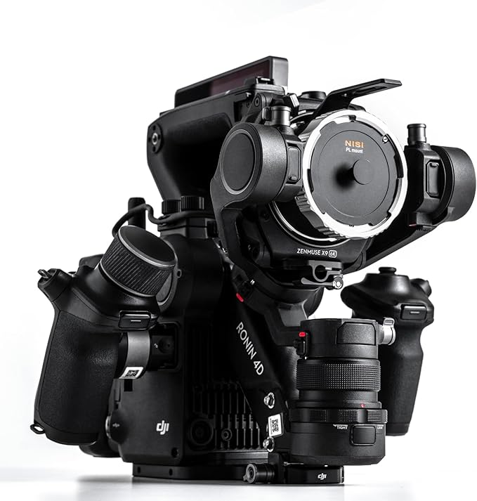 NiSi- Athena PL-DJI DX Lens Adapter - High Precision Converter for Using PL Lenses on DJI DX Mount Cameras - Enhanced Cinematic Performance and Creative Flexibility - Camera & Photography Accessories