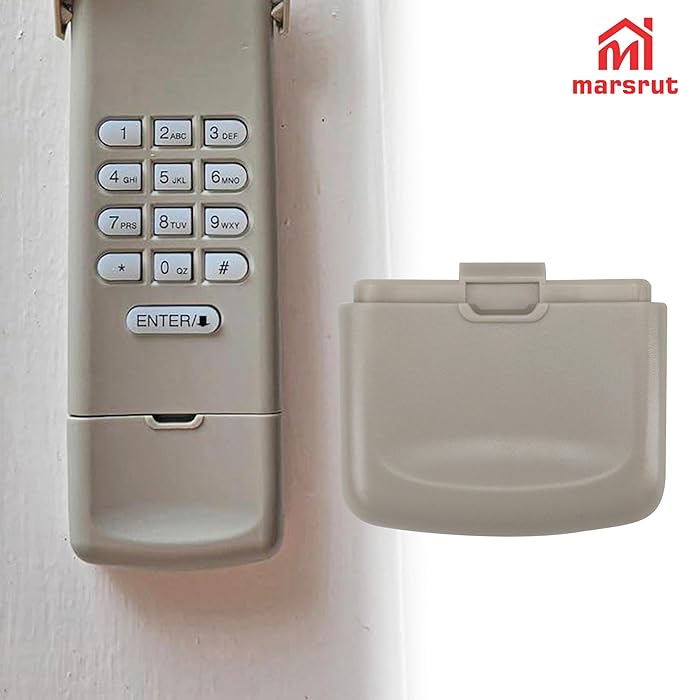 Keypad Battery Cover Replacement for Chamberlain, for LiftMaster 877LM 877MAX 878MAX 377LM 977LM, Garage Door Keyless Entry Remote Opener Replacement Parts