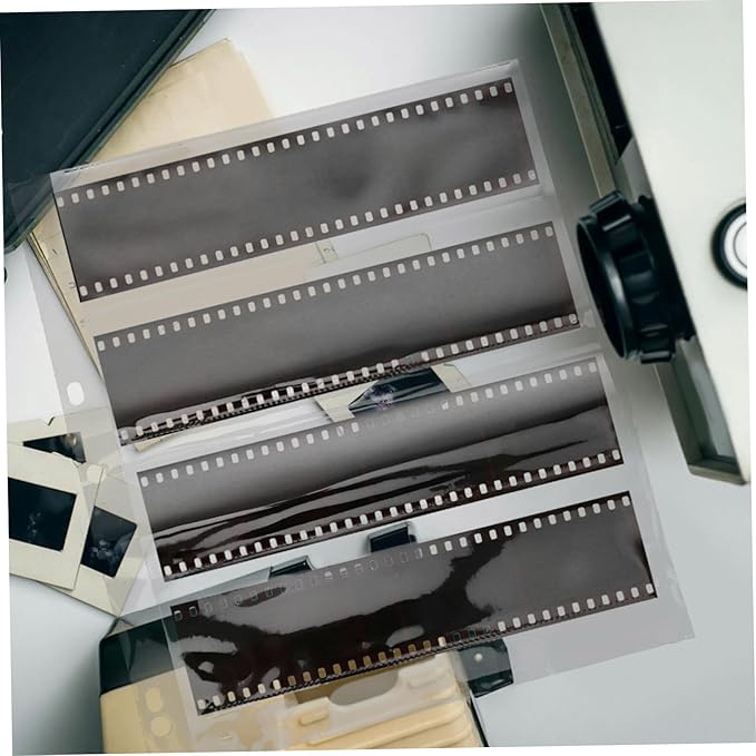 10pcs Negative Film Sleeves Archival Document Pouches for Photo Storage Dustproof Bags for Collecting and Protecting Important Negatives