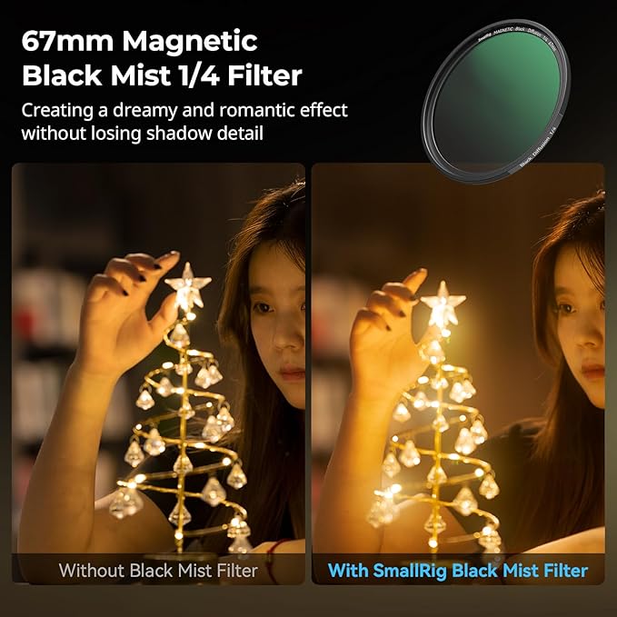 Bundle: SMALLRIG 1.33X Anamorphic Lens for Mobile Phone 4590+ SmallRig 5-in-1 Magnetic 67mm Lens Filter Kit for Phone and Camera 4726