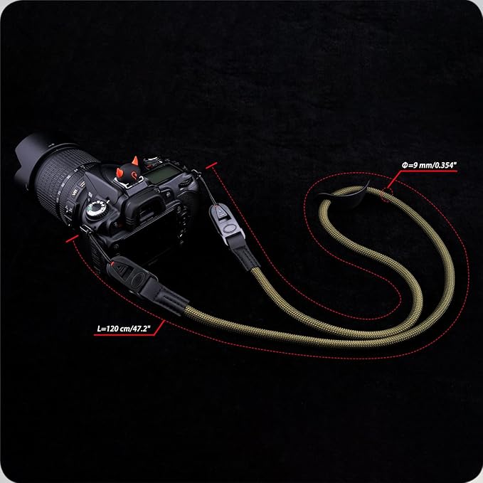 Camera Strap Rope,Quick Release Vintage Cute QD Nylon Neck Shoulder Straps for Photographers Film DSLR