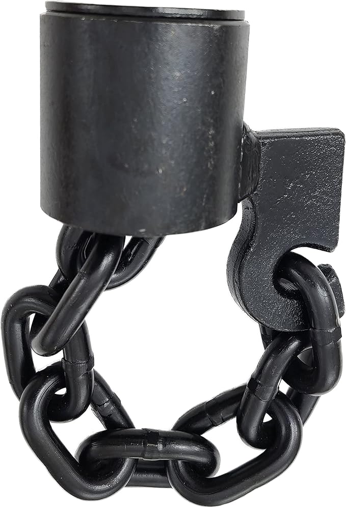 Heavy Duty G70 3/8" Floor Chain Tie Down Weld On, 6600Lbs, for Truck Trailer Flat Bed Deck Auto Lift Wrecker, Prevent Cargo from Snagging On It During The Loading and Unloading Process (1)