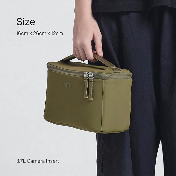 Urth Arkose Camera Insert Bag – for DSLR Camera and Lens, Weatherproof + Recycled