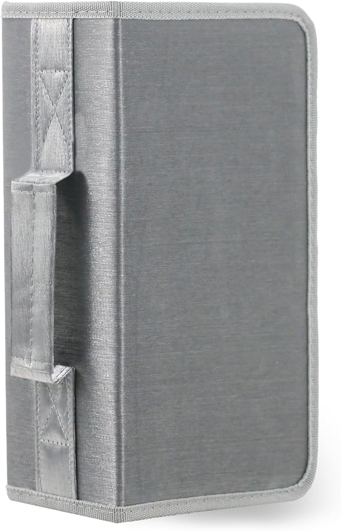 DVD Case CD Storage,128 Capacity CD Cases Holder DVD Storage Case Holders CD DVD Disc Case Storage Wallet Binder for Car Home Office Travel (128 Silvery)