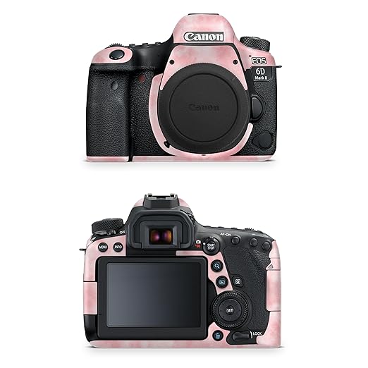 Glossy Glitter Camera Skin Compatible with Canon EOS 6D Mark II Camera (2017) - Cotton Cloud - Premium 3M Vinyl Protective Wrap Decal Cover - Easy to Apply | Crafted in The USA by MightySkins