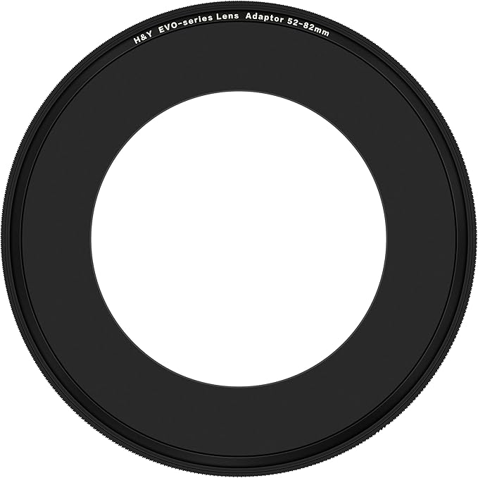 H&Y Magnetic Step Up Filter Ring 52 to 82mm, Ultra-Slim Aluminum Lens Filter Stepping Ring for Adapting 52mm Lens to an 82mm Filters, EVO Series